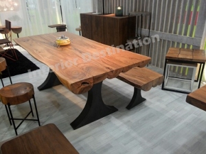 Manufacturers Exporters and Wholesale Suppliers of Logger Dining Set Gurgaon Haryana